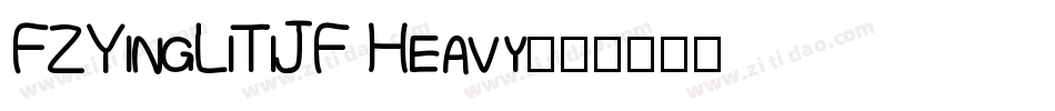 FZYingLiTiJF Heavy字体转换